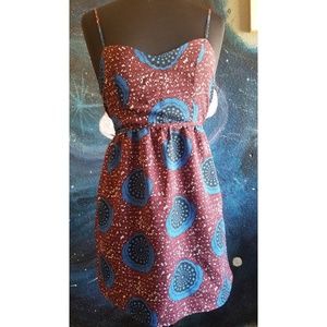 Forever 21 Burgundy mini dress sz xs